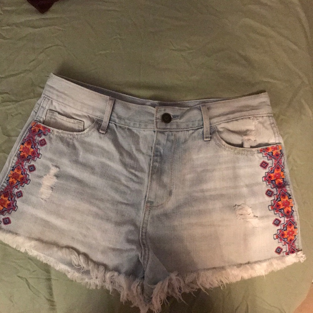 Holister Embroidered Shorts